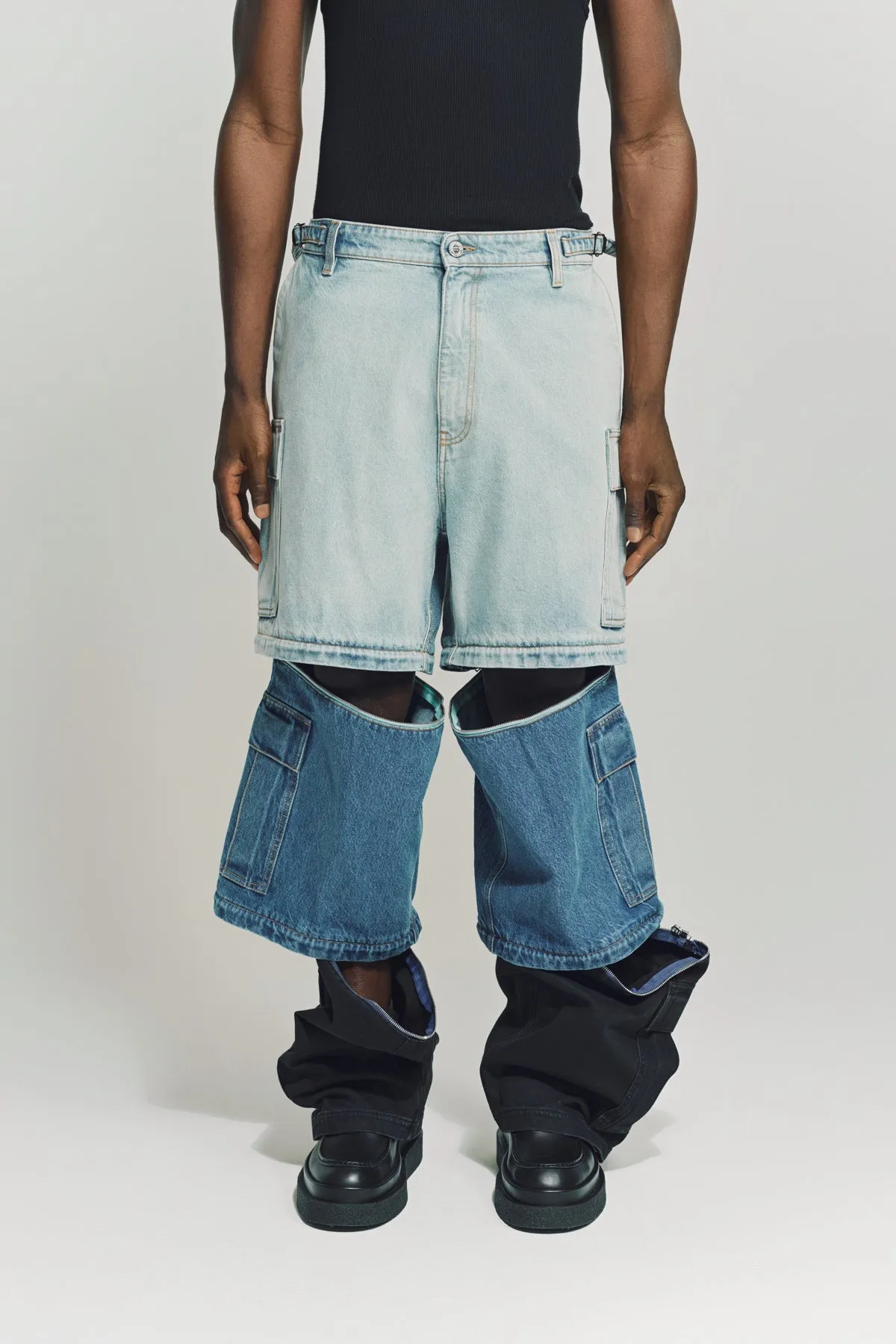 VETEMENTS | DECONSTRUCTED TRIPLE CARGO PANTS