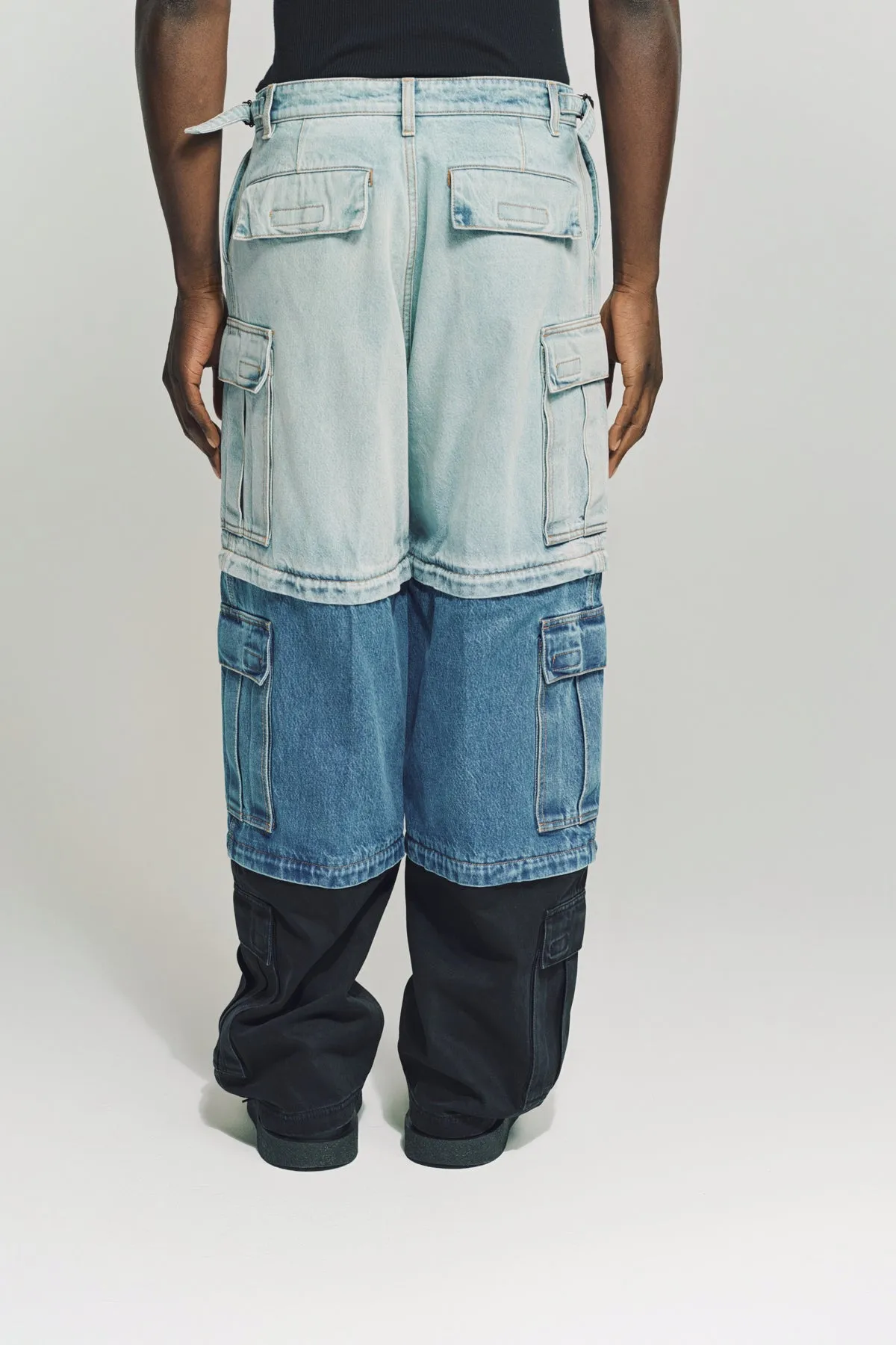 VETEMENTS | DECONSTRUCTED TRIPLE CARGO PANTS