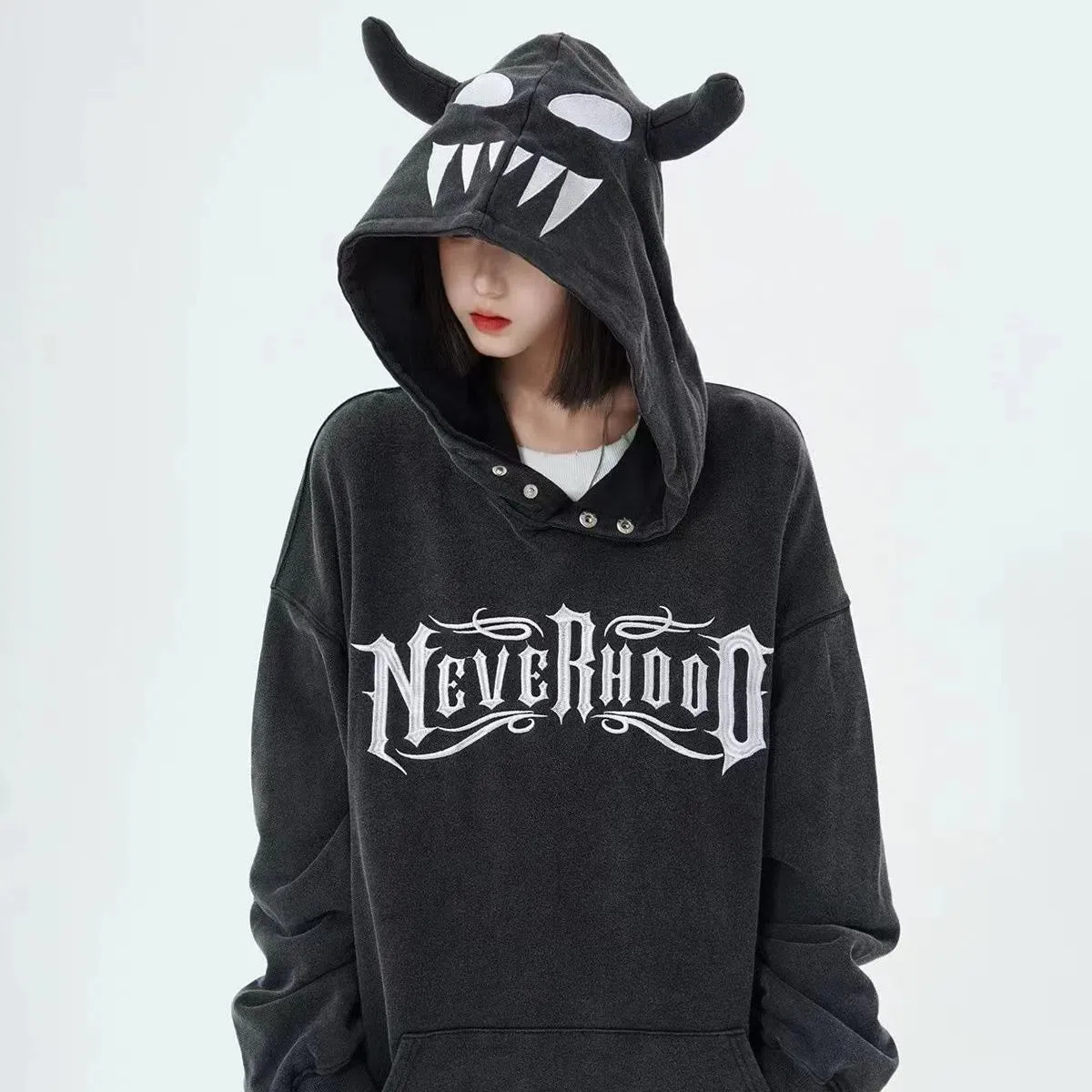 vintage hoodie  KF83032