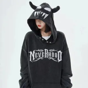 vintage hoodie  KF83032