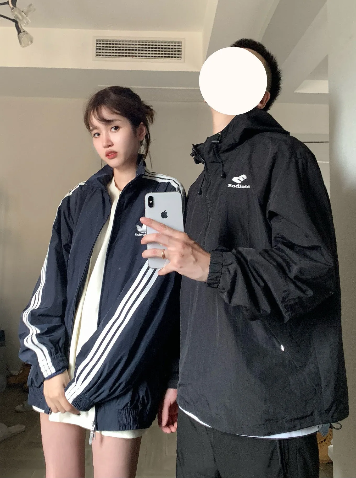 Vintage Sport Hooded Jacket  KF82986