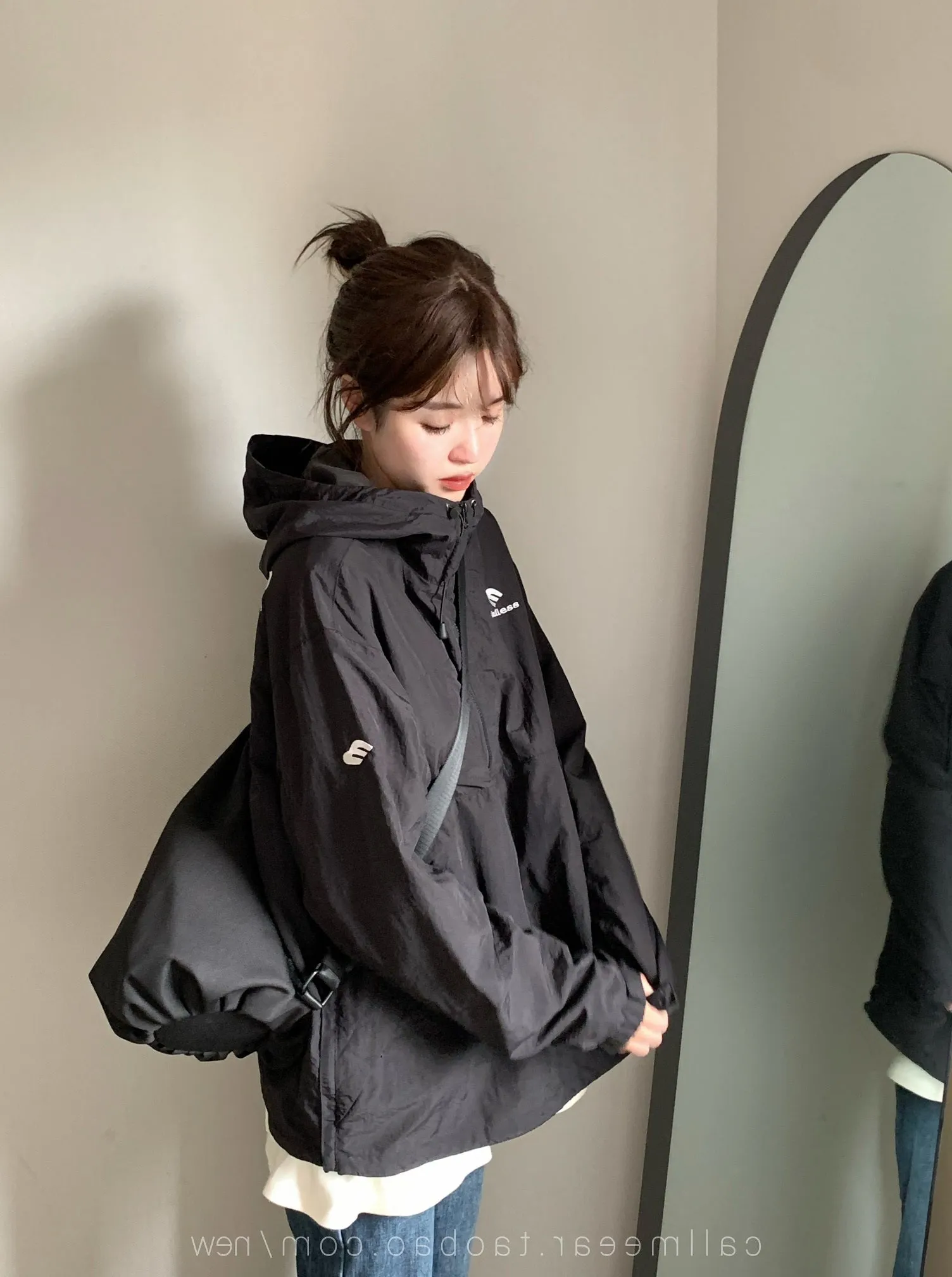 Vintage Sport Hooded Jacket  KF82986