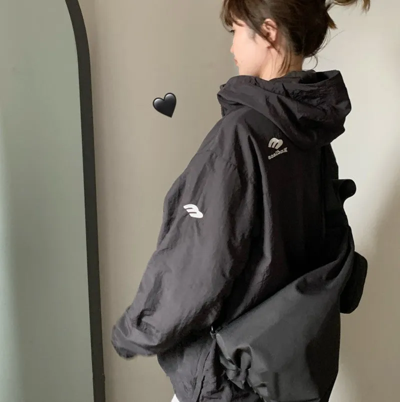 Vintage Sport Hooded Jacket  KF82986