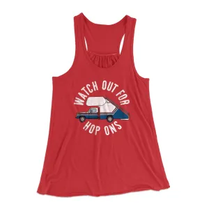 Watch Out For Hop-Ons Women's Flowey Tank Top