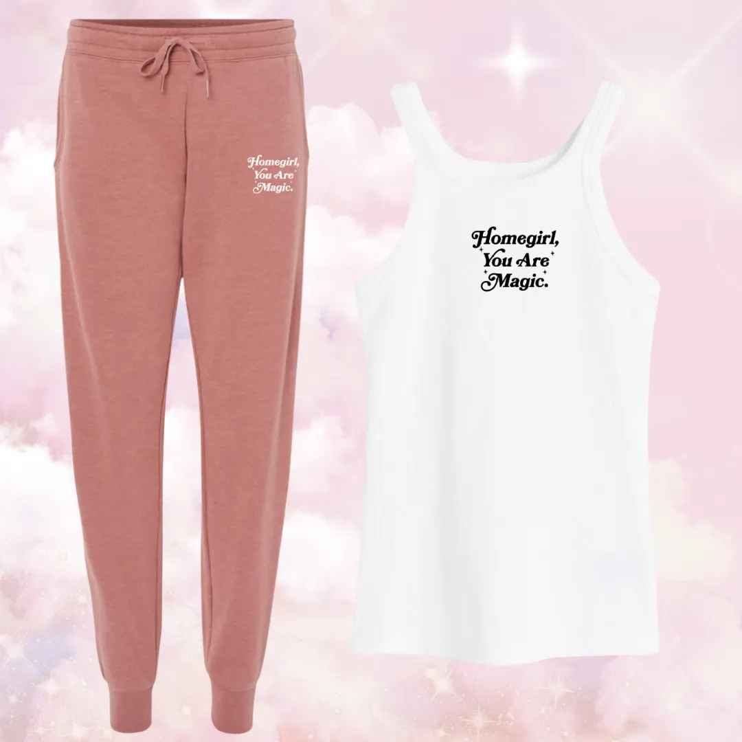 White - Homegirl You Are Magic Ribbed tank top - (women size)