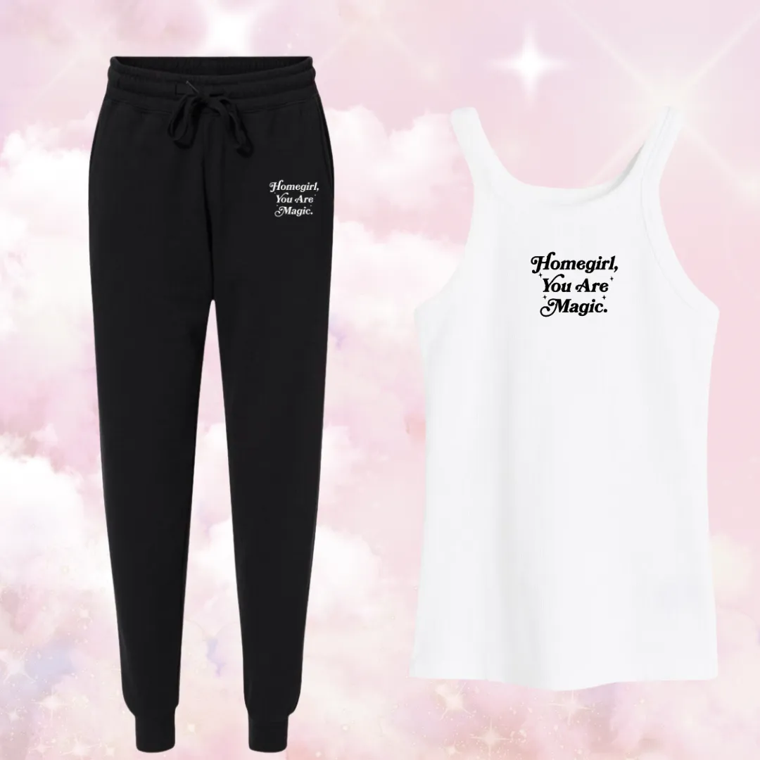 White - Homegirl You Are Magic Ribbed tank top - (women size)