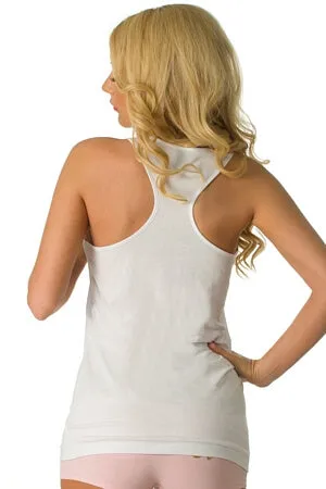 White/Pink Diva Tank Top