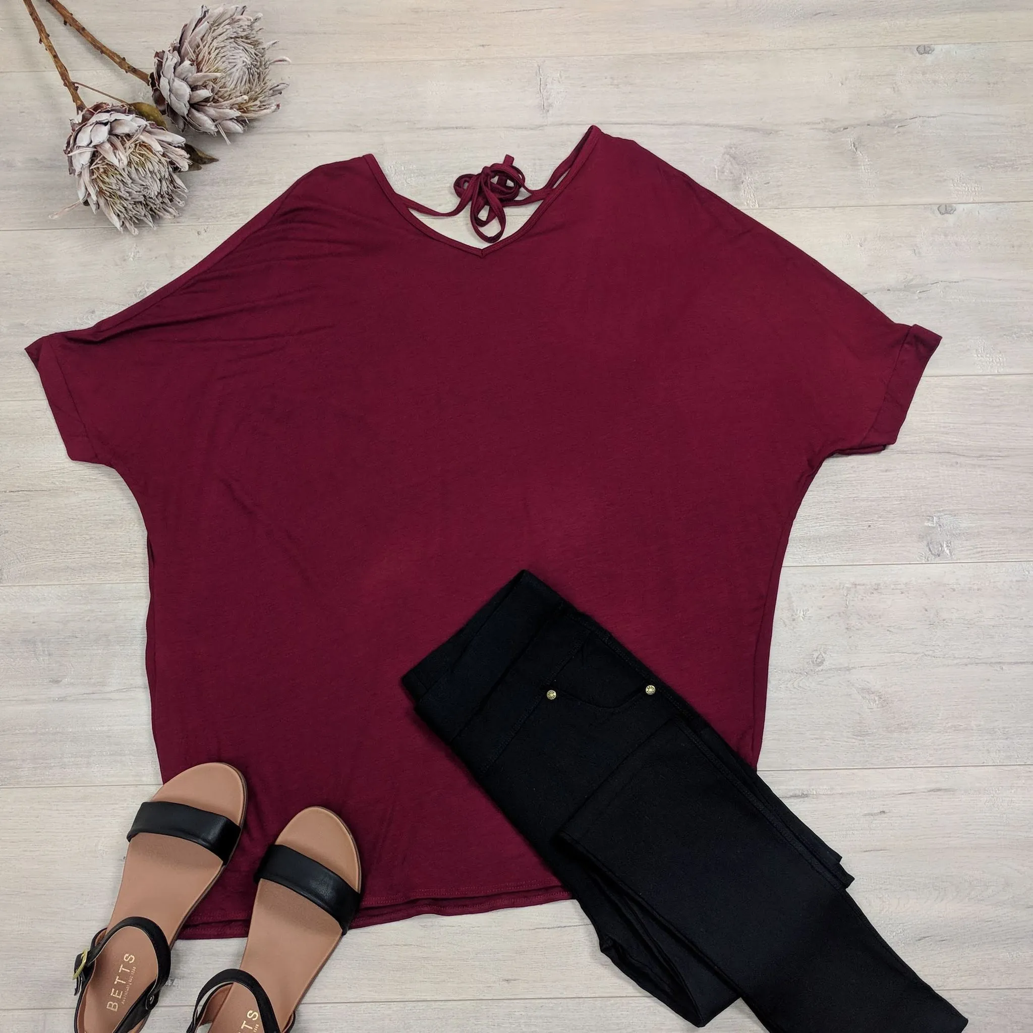 Wine Multi-way Top