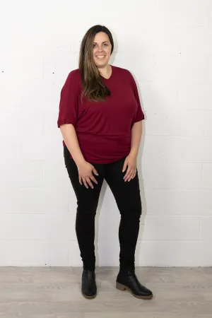 Wine Multi-way Top