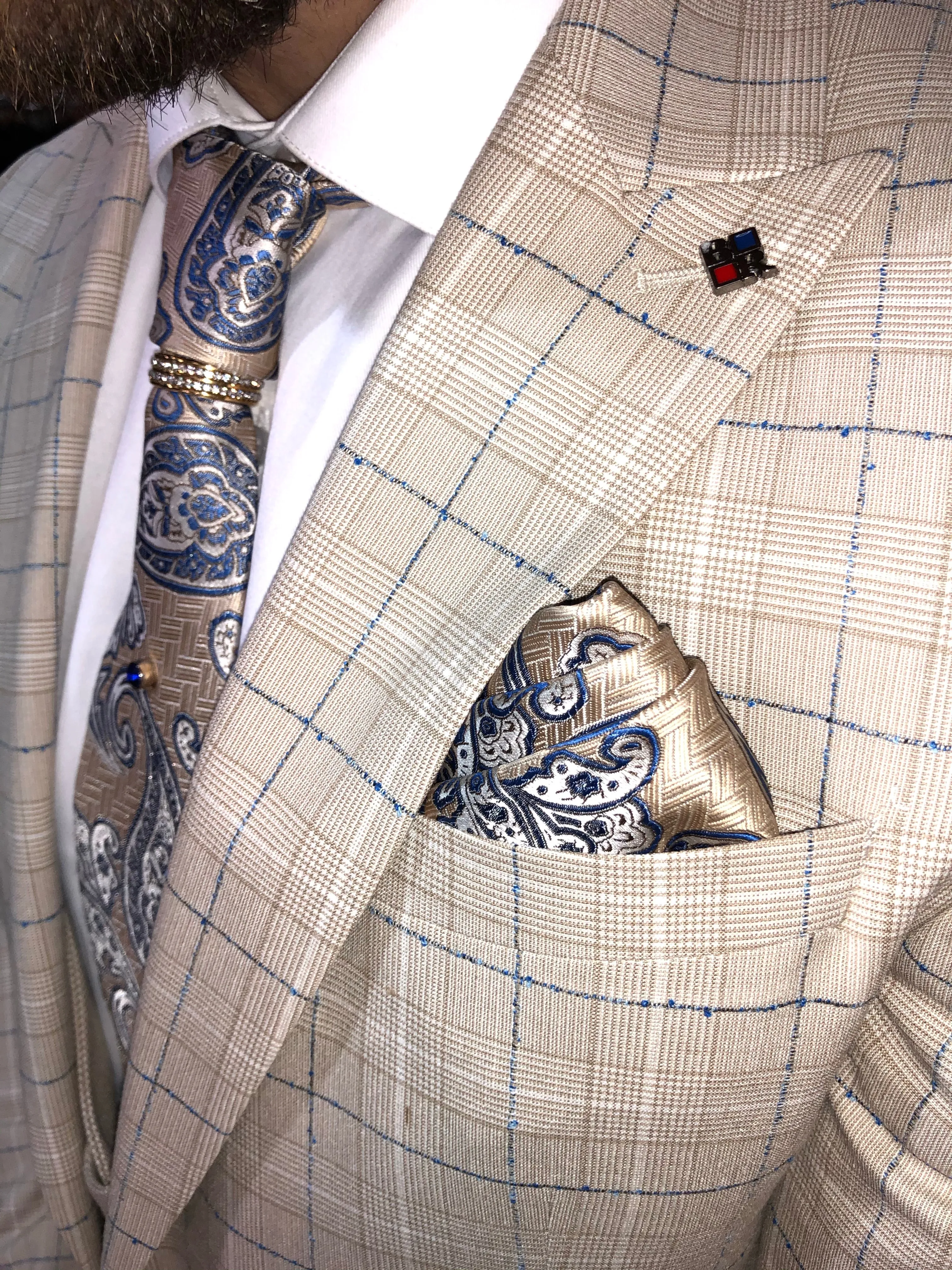 Winfield - Cream 3 Piece Suit