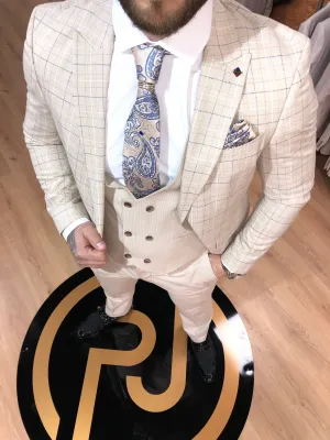 Winfield - Cream 3 Piece Suit