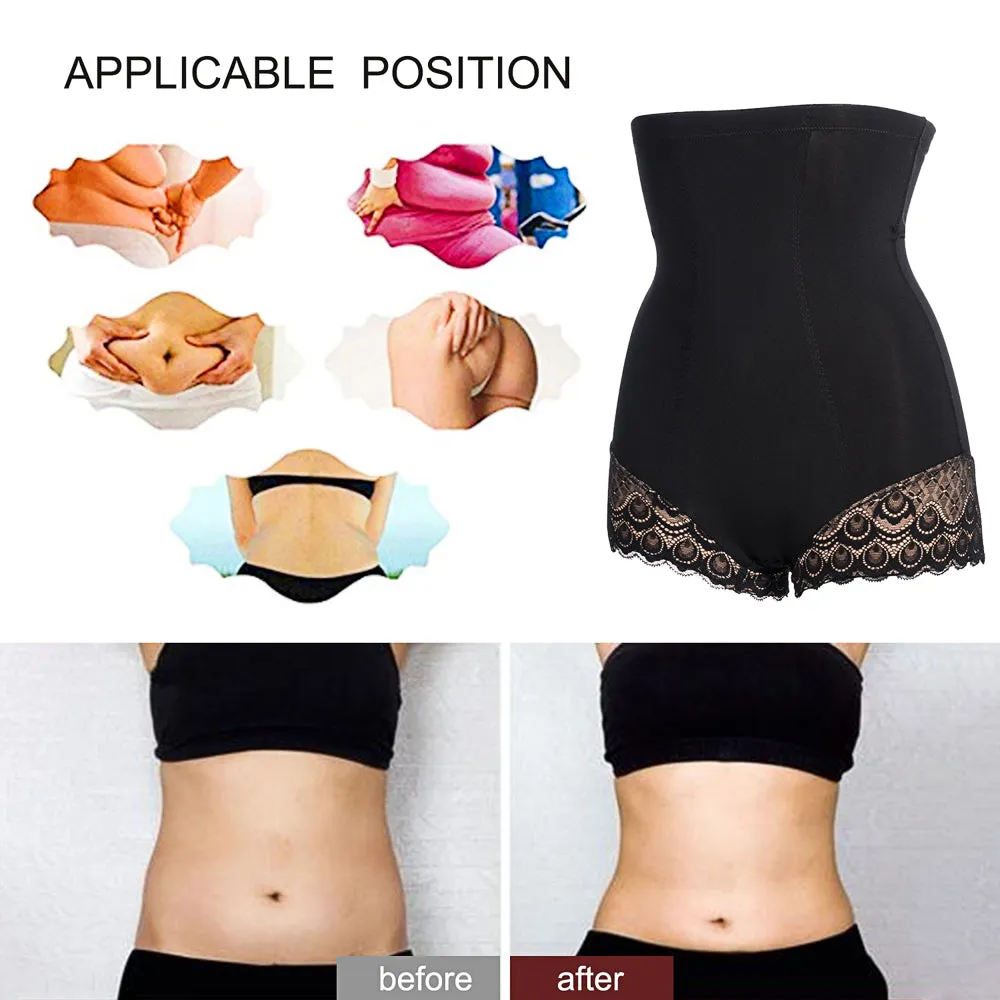 Women Tummy Control Panties High Waist Girdle Slimmer Lace Briefs Underwear