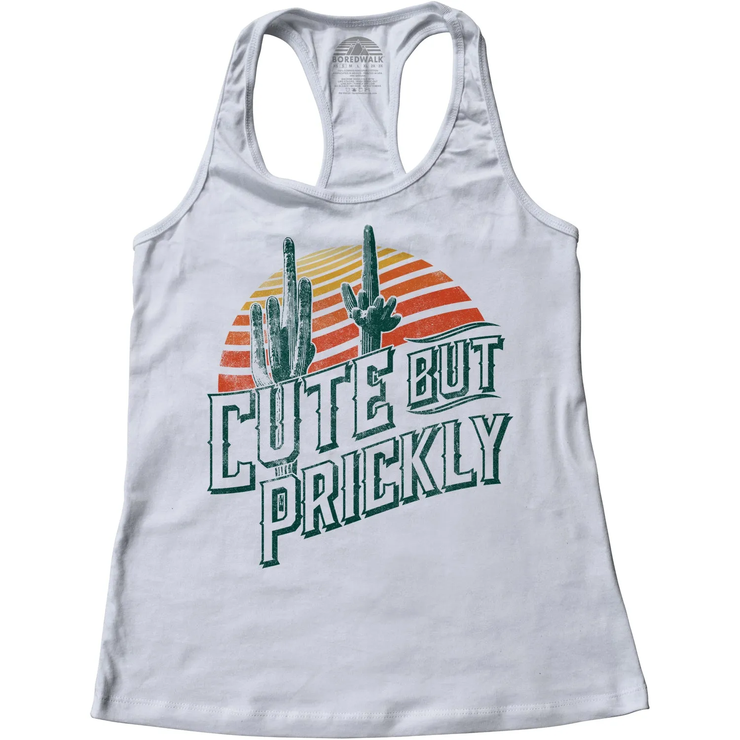 Women's Cute But Prickly Racerback Tank Top