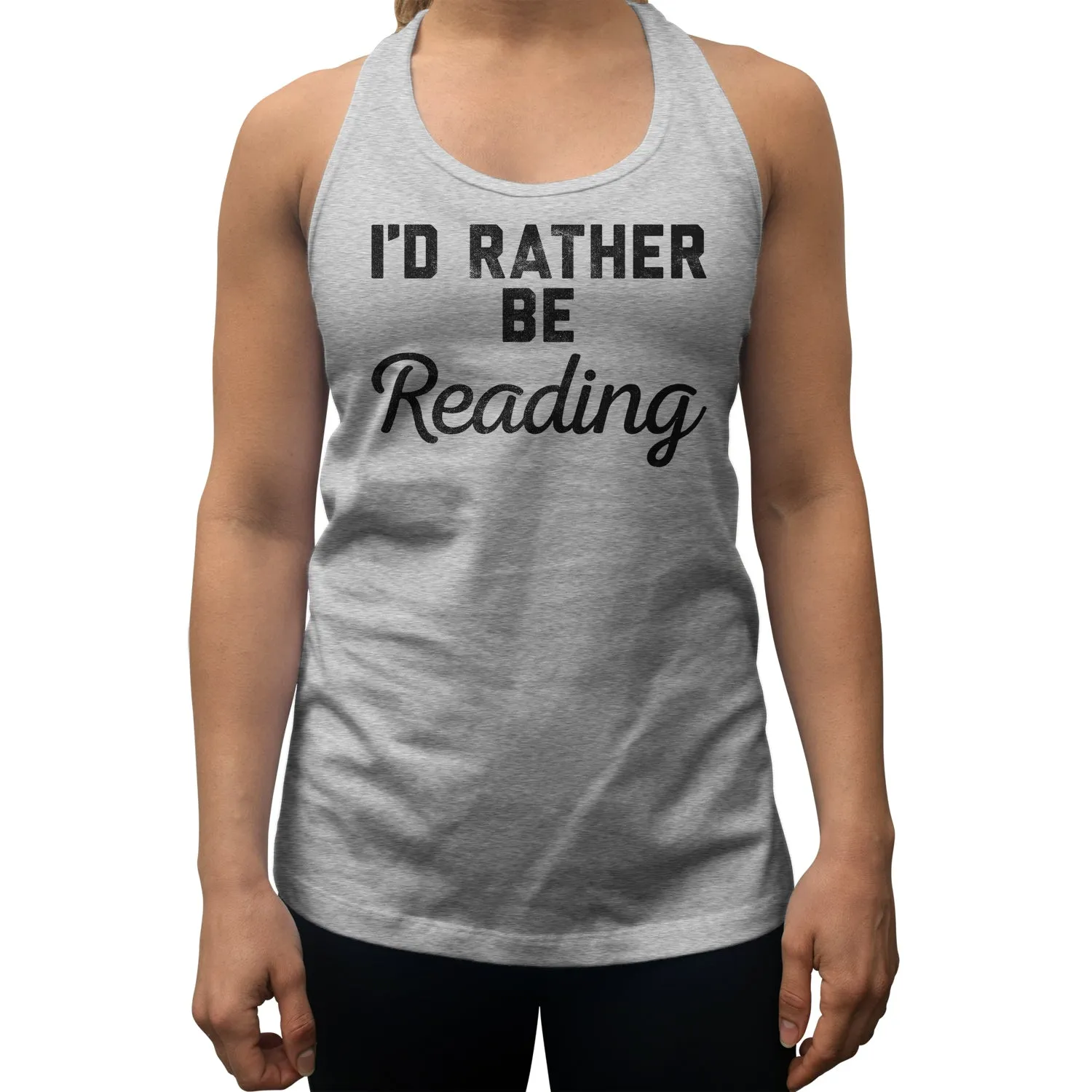 Women's I'd Rather Be Reading Racerback Tank Top