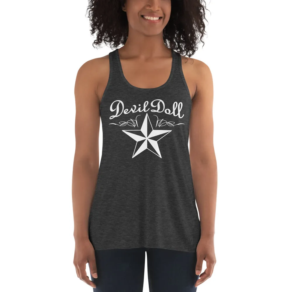 Women's Nautical Star Flowy Racerback Tank