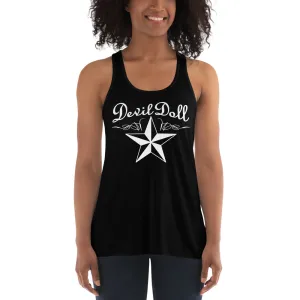 Women's Nautical Star Flowy Racerback Tank