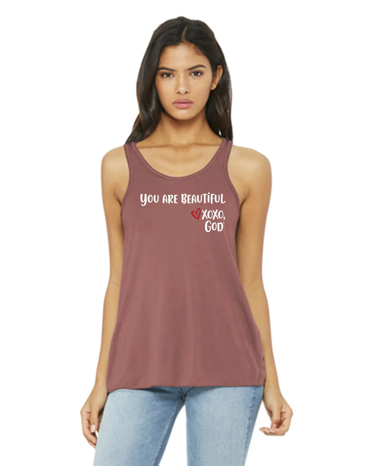 Women's Racerback Tank - You are Beautiful.