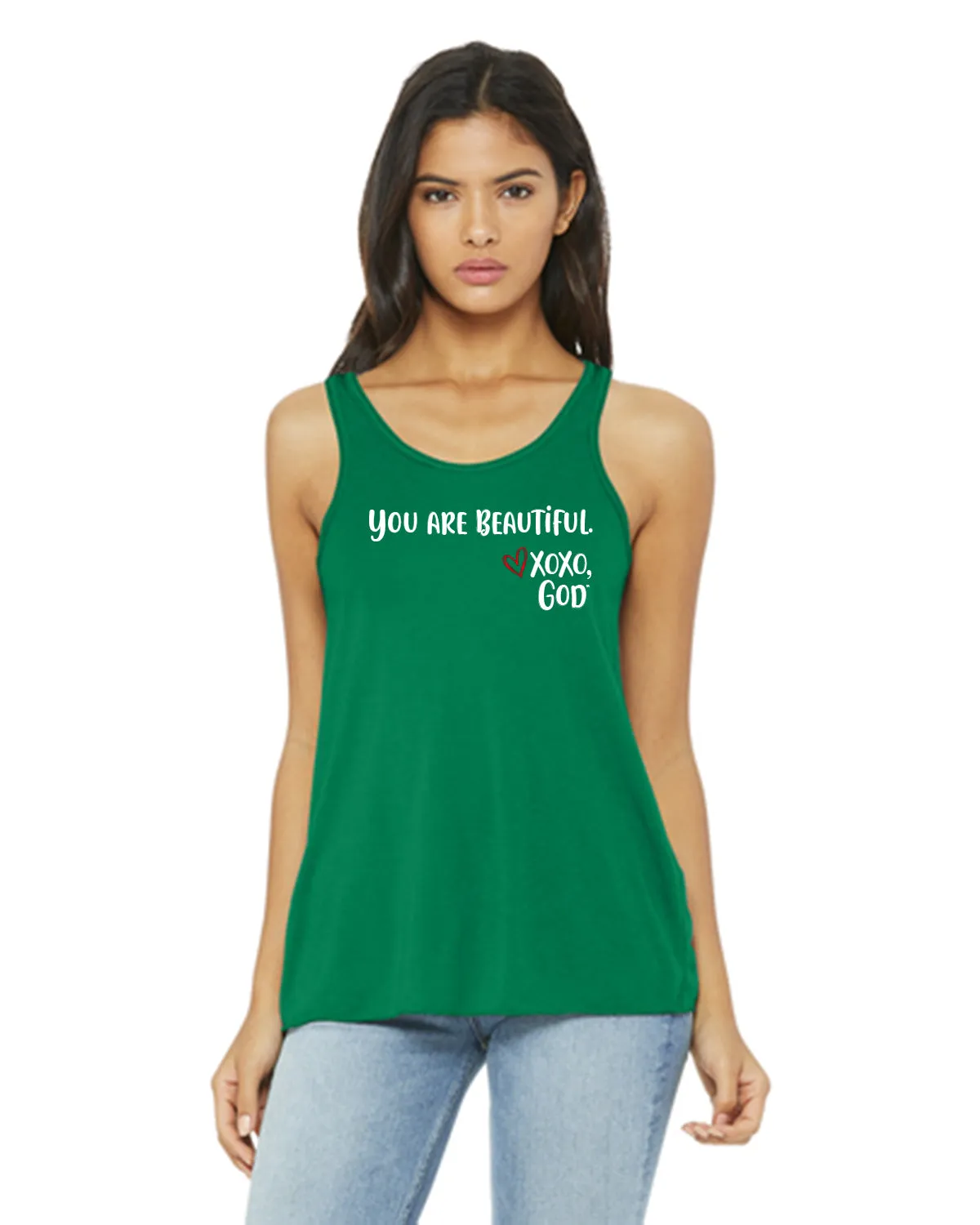 Women's Racerback Tank - You are Beautiful.