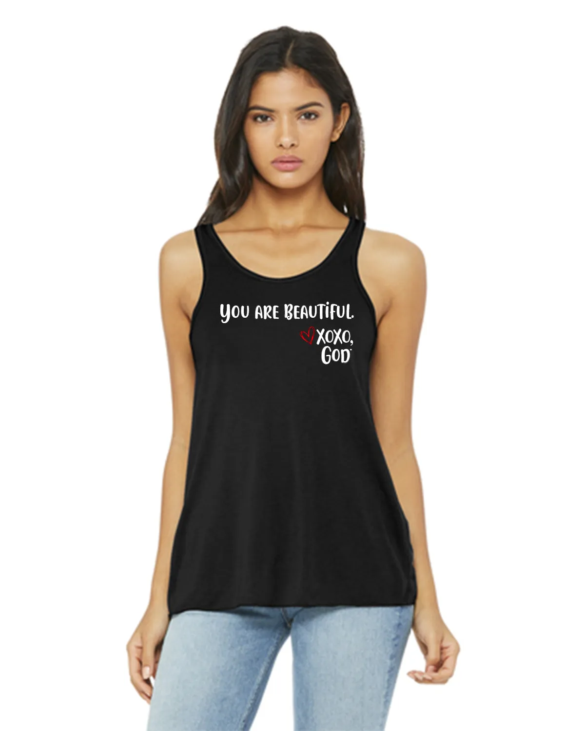 Women's Racerback Tank - You are Beautiful.
