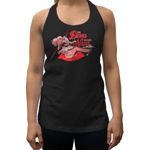 Women's The Devil Wears Nada Racerback Tank Top