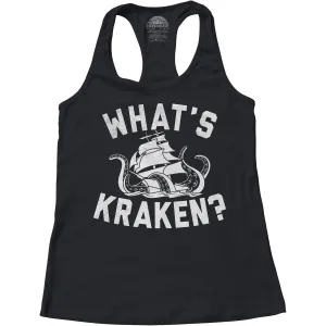 Women's What's Kraken Sea Monster Racerback Tank Top