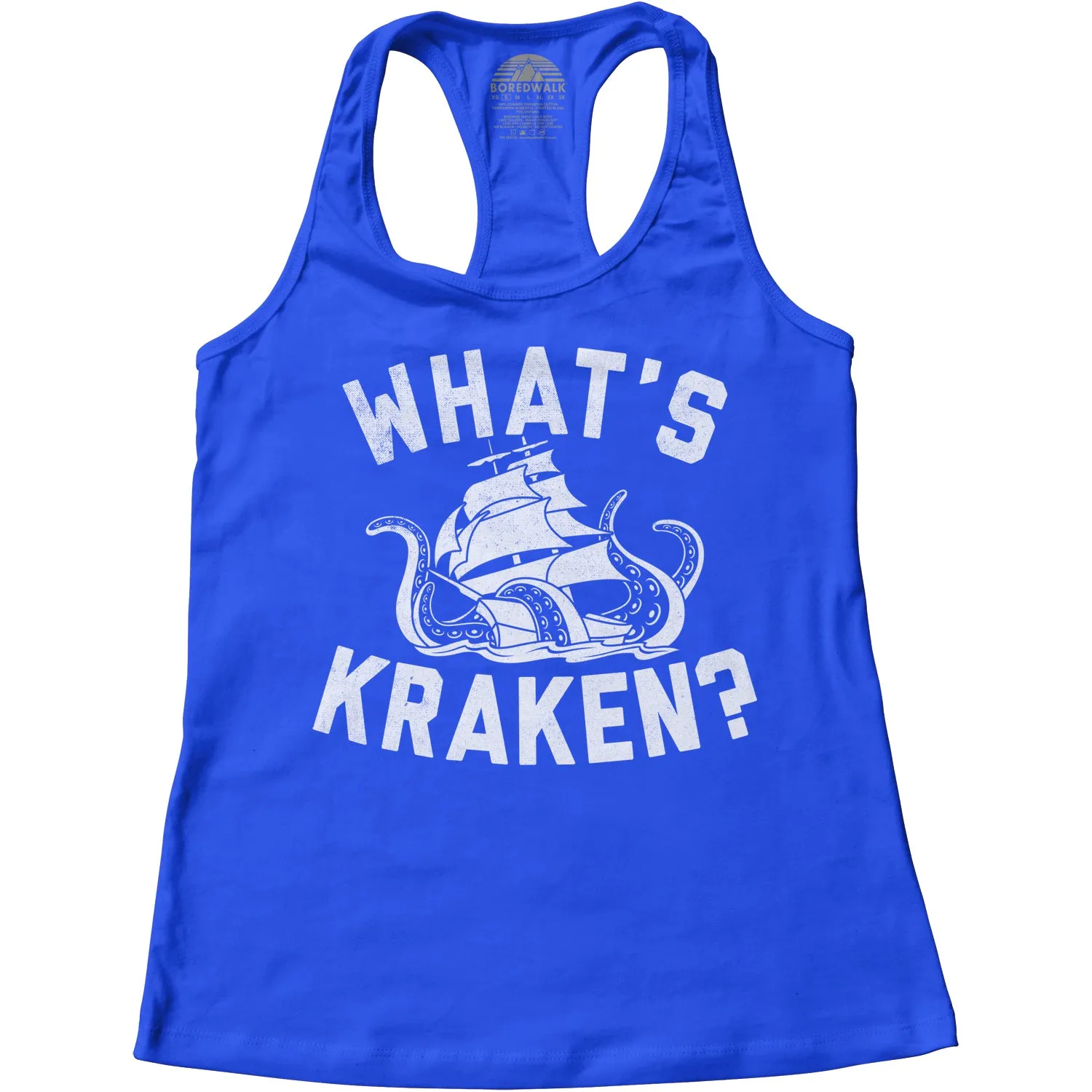 Women's What's Kraken Sea Monster Racerback Tank Top