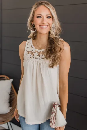Worth My Time Knit Tank Top- Cream