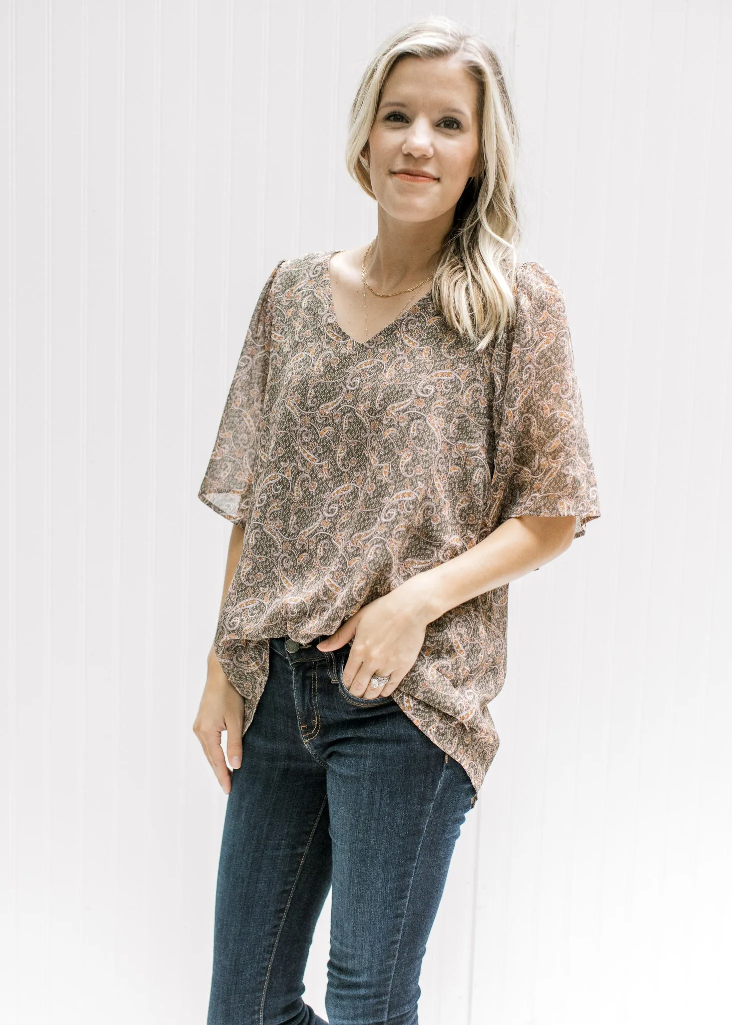 X Paige's Paisley Top