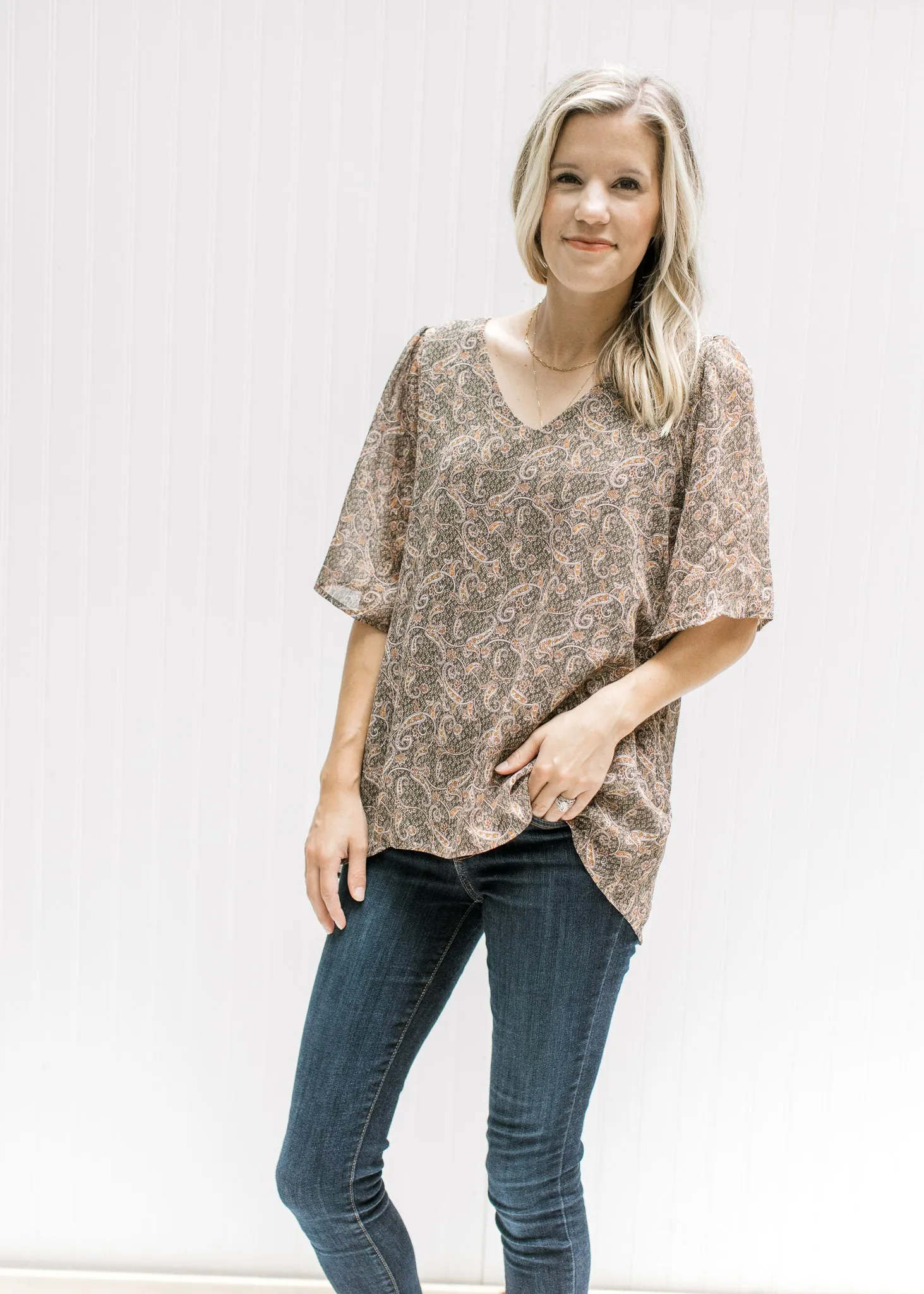 X Paige's Paisley Top