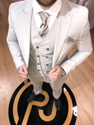 Zeus - Stone 3 Piece Suit